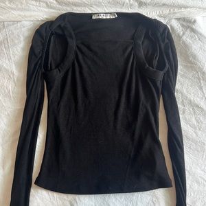 NA-KD Black Shirt